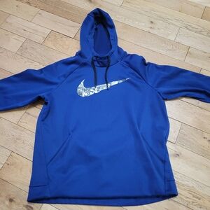 Nike Blue Hoodie with Logo XXL